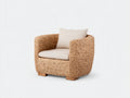 Polyrattan Gartensessel Polyrattan 86x80x76 cm - Natur-Beige - Modernes Design für Garten