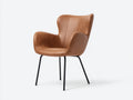 Esszimmerstühle Kunstleder 56x60x84 cm - Braun - Modernes Design