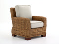 Polyrattan Gartensessel Rattanoptik 88x82x86 cm - Braun-Beige - Lounge Design